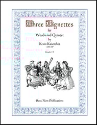 cover Three Vignettes Woodwind Quintet cover